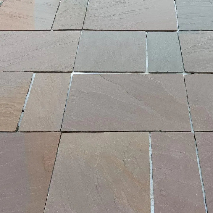 Autumn Blend Sandstone 560 Series 5 Sizes 22mm Cal. £24.00/m2 - Paving Slabs UK