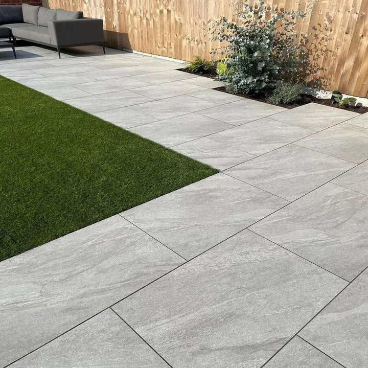 county light grey porcelain paving slabs