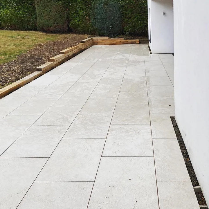 quartz white porcelain paving tiles