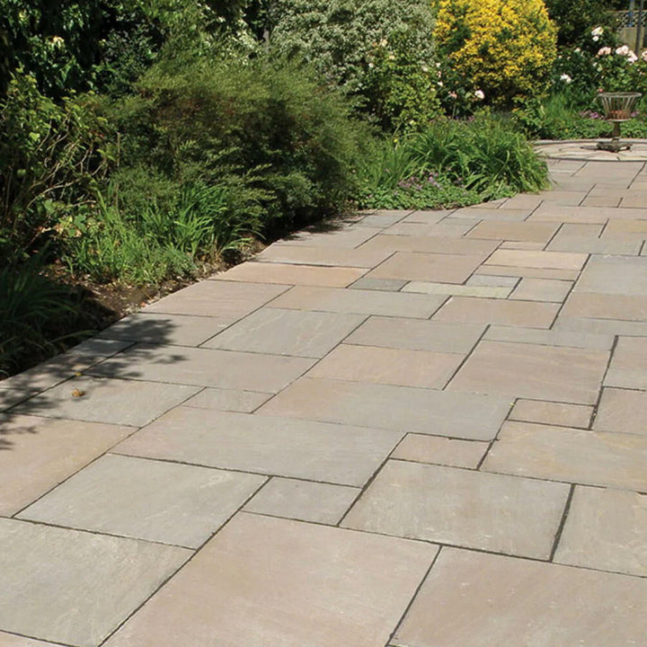 autumn blend Indian sandstone slabs