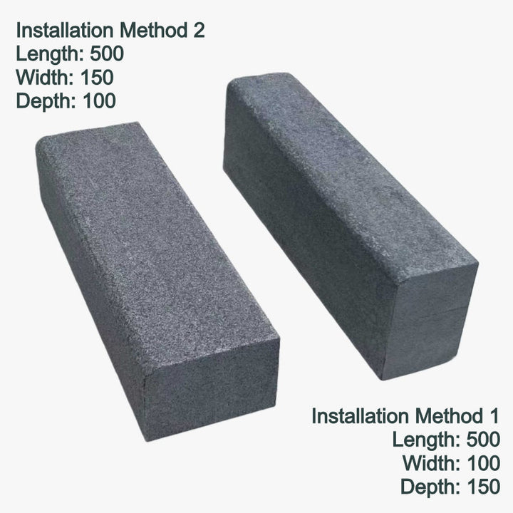 stone kerbs granite 500x150x100